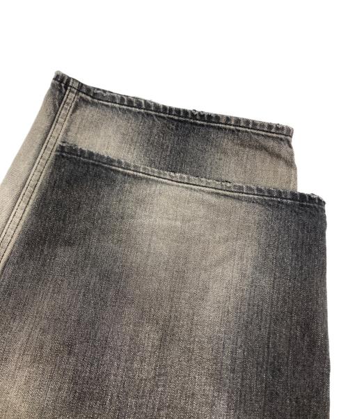 ANCELLM（アンセルム）ANCELLM (アンセルム) AGING WIDE 5P DENIM PANTS ANC-PT59 ブラック サイズ:2の古着・服飾アイテム