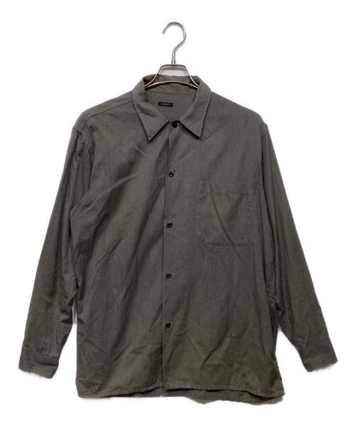 COMOLI（コモリ）COMOLI (コモリ) ヨリ杢 オープンカラーシャツ グレー サイズ:2の古着・服飾アイテム