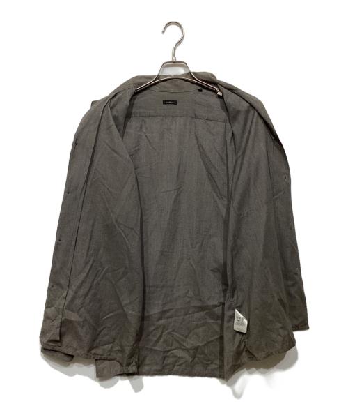 COMOLI（コモリ）COMOLI (コモリ) ヨリ杢 オープンカラーシャツ グレー サイズ:2の古着・服飾アイテム