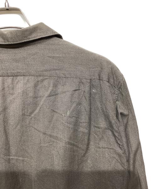 COMOLI（コモリ）COMOLI (コモリ) ヨリ杢 オープンカラーシャツ グレー サイズ:2の古着・服飾アイテム