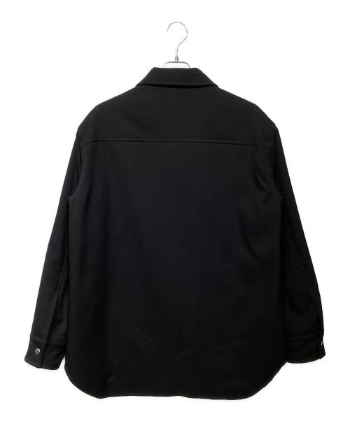JIL SANDER（ジルサンダー）JIL SANDER (ジルサンダー) 22AW OUTER SHIRT　中綿シャツジャケット ブラック サイズ:46の古着・服飾アイテム