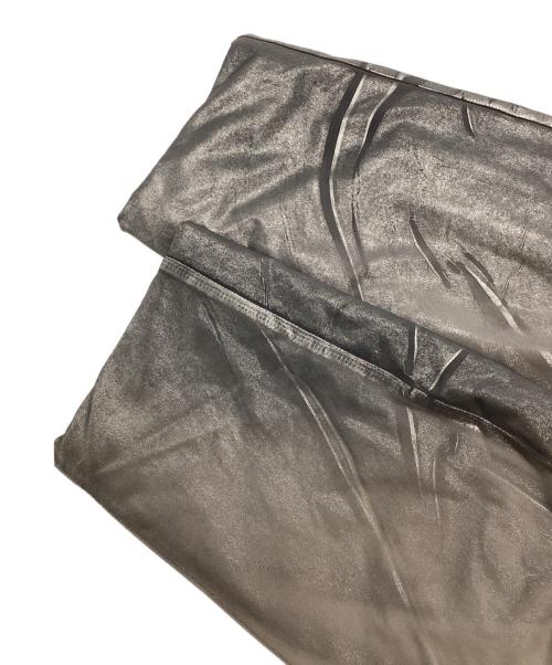 ISSEY MIYAKE（イッセイミヤケ）ISSEY MIYAKE (イッセイミヤケ) メタリック2Bデザインコート グレー サイズ:2の古着・服飾アイテム