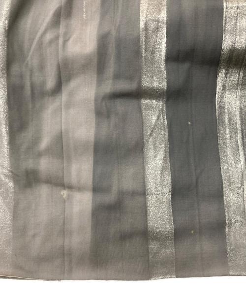ISSEY MIYAKE（イッセイミヤケ）ISSEY MIYAKE (イッセイミヤケ) メタリック2Bデザインコート グレー サイズ:2の古着・服飾アイテム