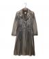 ISSEY MIYAKE（イッセイミヤケ）の古着「メタリック2Bデザインコート」｜グレー
