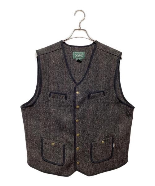 WOOLRICH（ウールリッチ）WOOLRICH (ウールリッチ) ツイードベスト グレー サイズ:Lの古着・服飾アイテム