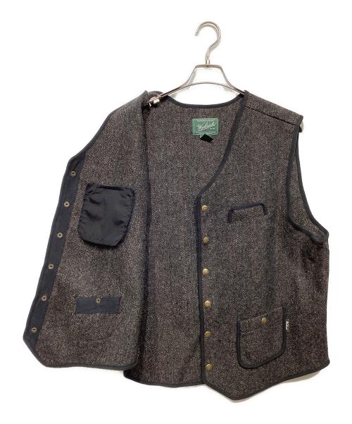 WOOLRICH（ウールリッチ）WOOLRICH (ウールリッチ) ツイードベスト グレー サイズ:Lの古着・服飾アイテム