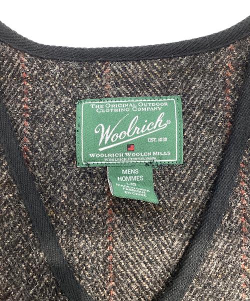 WOOLRICH（ウールリッチ）WOOLRICH (ウールリッチ) ツイードベスト グレー サイズ:Lの古着・服飾アイテム