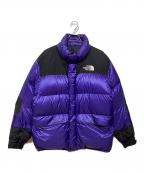 THE NORTH FACEザ ノース フェイス）の古着「ダウンジャケット」｜パープル×ブラック