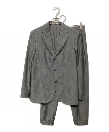 【未使用】BOGLIOLIグレー サマー スーツ 46 中古・古着通販】BOGLIOLI (ボリオリ) 段返り 3B セットアップスーツ