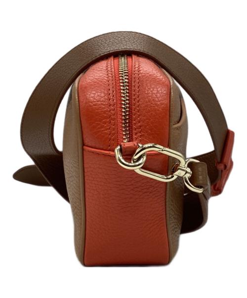 FURLA（フルラ）FURLA (フルラ) REAL ミニ クロスボディ ショルダーバッグWB00243 ブラウン×オレンジの古着・服飾アイテム