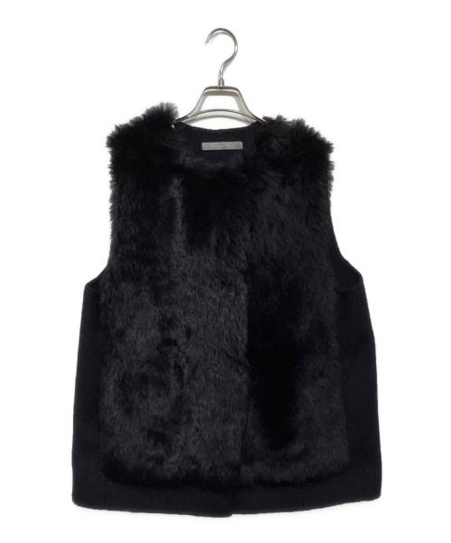 theory luxe（セオリーリュクス）theory luxe (セオリーリュクス) ムートン ファージレ ブラック サイズ:38の古着・服飾アイテム