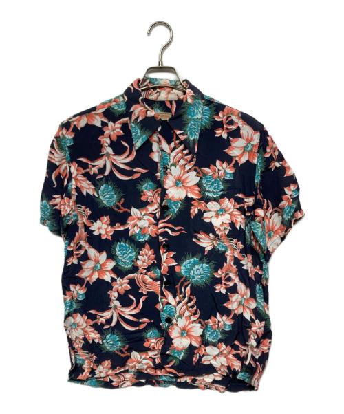 McGREGOR（マックレガー）McGREGOR (マックレガー) アロハシャツ ネイビー サイズ:Mの古着・服飾アイテム
