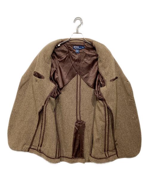 POLO RALPH LAUREN（ポロ・ラルフローレン）POLO RALPH LAUREN (ポロ・ラルフローレン) ツイード3Bジャケット ベージュ サイズ:Lの古着・服飾アイテム