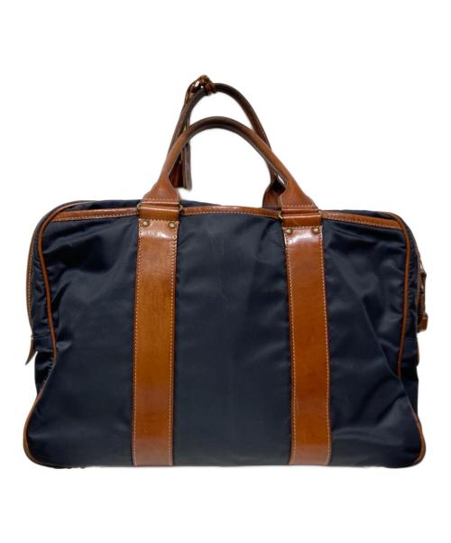 Felisi（フェリージ）Felisi (フェリージ) ブリーフバッグ　1882/1 ネイビー×ブラウンの古着・服飾アイテム