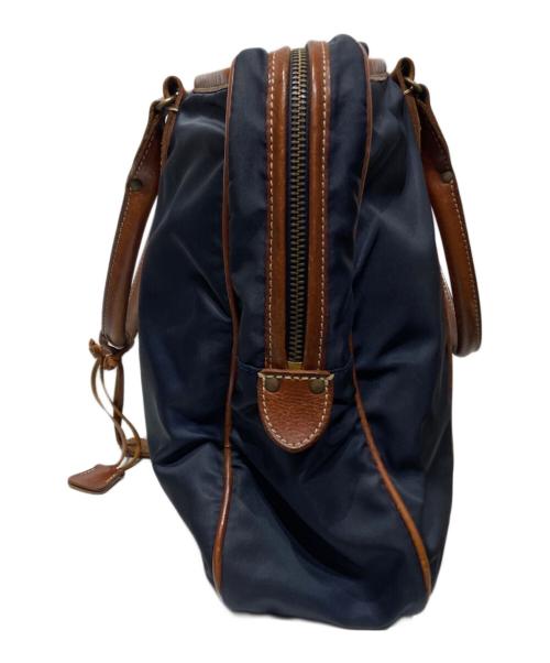 Felisi（フェリージ）Felisi (フェリージ) ブリーフバッグ　1882/1 ネイビー×ブラウンの古着・服飾アイテム