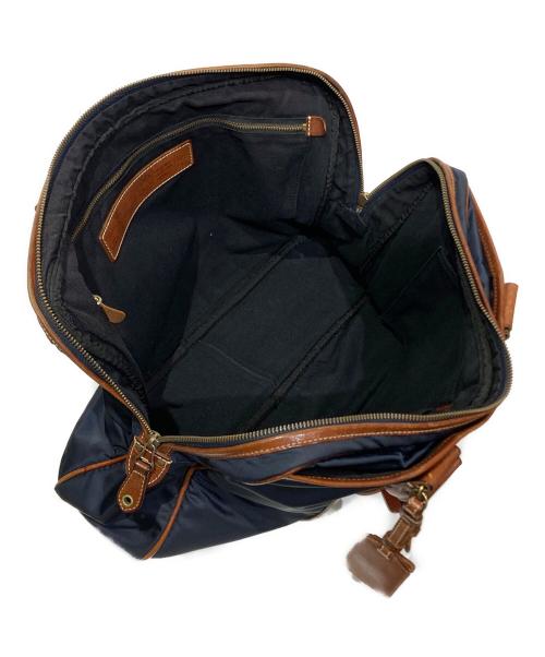 Felisi（フェリージ）Felisi (フェリージ) ブリーフバッグ　1882/1 ネイビー×ブラウンの古着・服飾アイテム