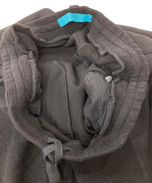 MUZE TURQUOISE LABEL（ミューズ ターコイズ レーベル）MUZE TURQUOISE LABEL (ミューズ ターコイズ レーベル) CIRCUIT RELAXED FIT SWEAT TROUSERS ブラック サイズ:2の古着・服飾アイテム