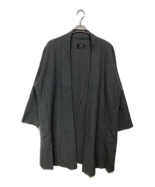 23区（ニジュウサンク）23区 (ニジュウサンク) コンプレストパイル コーディガン グレー サイズ:46の古着・服飾アイテム