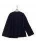 23区 (ニジュウサンク) コンプレストパイル ノーカラー アウター ネイビー サイズ:46：9000円
