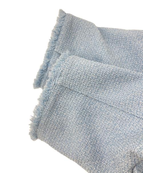 LE CIEL BLEU（ルシェルブルー）LE CIEL BLEU (ルシェルブルー) 25SS　Tweed Jacket ブルー サイズ:36の古着・服飾アイテム
