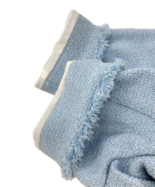 LE CIEL BLEU（ルシェルブルー）LE CIEL BLEU (ルシェルブルー) 25SS　Tweed Jacket ブルー サイズ:36の古着・服飾アイテム
