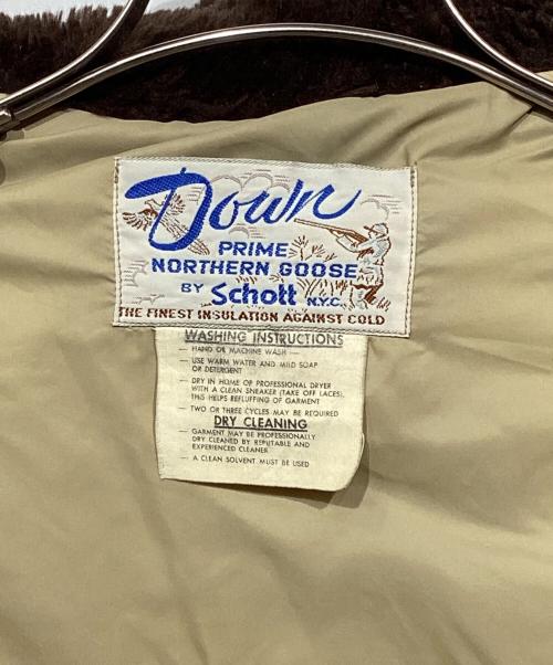 Schott（ショット）Schott (ショット) 70ｓ ダウンジャケット オレンジ サイズ:記載なしの古着・服飾アイテム