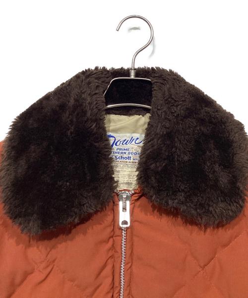 Schott（ショット）Schott (ショット) 70ｓ ダウンジャケット オレンジ サイズ:記載なしの古着・服飾アイテム