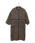 IENA LA BOUCLEイエナ ラ ブークル）の古着「ロービング パイピングコート」｜マルチカラー
