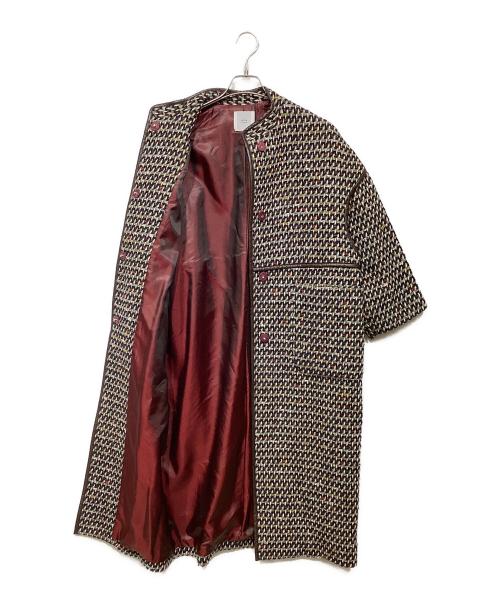 IENA LA BOUCLE（イエナ ラ ブークル）IENA LA BOUCLE (イエナ ラ ブークル) ロービング パイピングコート マルチカラー サイズ:Mの古着・服飾アイテム