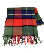 Glen princeグレンプリンス）の古着「カシミヤ 大判ストール」｜マルチカラー