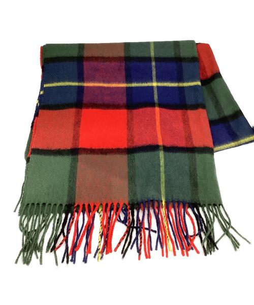 Glen prince（グレンプリンス）Glen prince (グレンプリンス) カシミヤ 大判ストール マルチカラーの古着・服飾アイテム