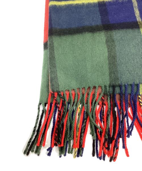 Glen prince（グレンプリンス）Glen prince (グレンプリンス) カシミヤ 大判ストール マルチカラーの古着・服飾アイテム