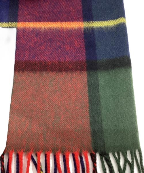 Glen prince（グレンプリンス）Glen prince (グレンプリンス) カシミヤ 大判ストール マルチカラーの古着・服飾アイテム