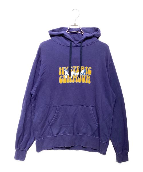 Hysteric Glamour（ヒステリックグラマー）Hysteric Glamour (ヒステリックグラマー) JERRY LOGO ROOM パーカー パープル サイズ:XLの古着・服飾アイテム