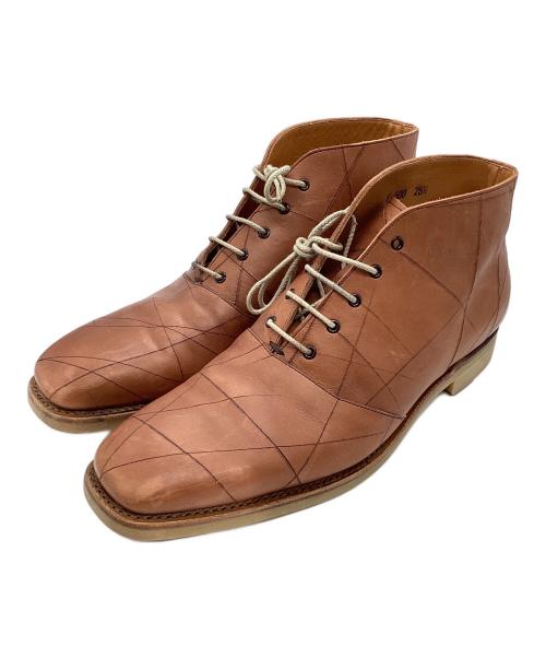 SCOTCH GRAIN（スコッチグレイン）SCOTCH GRAIN (スコッチグレイン) マトリックス チャッカーブーツ ブラウン サイズ:25　1/2の古着・服飾アイテム