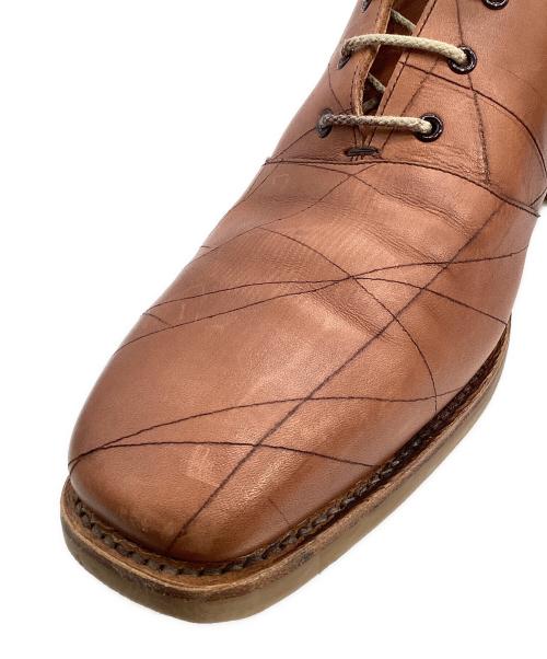 SCOTCH GRAIN（スコッチグレイン）SCOTCH GRAIN (スコッチグレイン) マトリックス チャッカーブーツ ブラウン サイズ:25　1/2の古着・服飾アイテム