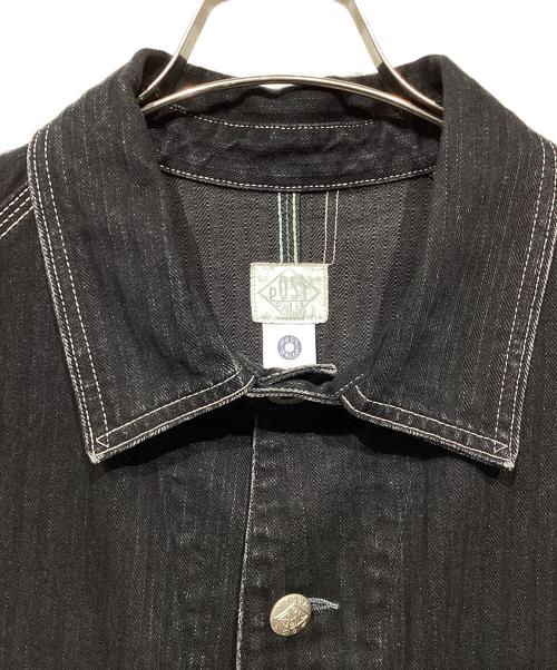 POST O'ALLS（ポストオーバーオールズ）POST O'ALLS (ポストオーバーオールズ) ENGINEERS' JACKET ブラック サイズ:XLの古着・服飾アイテム