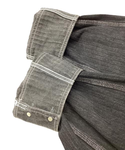 POST O'ALLS（ポストオーバーオールズ）POST O'ALLS (ポストオーバーオールズ) ENGINEERS' JACKET ブラック サイズ:XLの古着・服飾アイテム