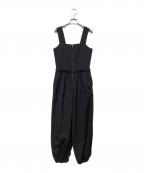 LOEFFロエフ）の古着「TW トロピカルサロペット　8899-299-1011」｜ブラック