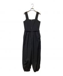 LOEFF（ロエフ）の古着「TW トロピカルサロペット　8899-299-1011」｜ブラック