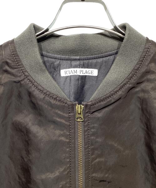 R’IAM PLAGE（リアム プラージュ）R’IAM PLAGE (リアム プラージュ) MA1 MIDDLEブルゾン ブラウン サイズ:Fの古着・服飾アイテム