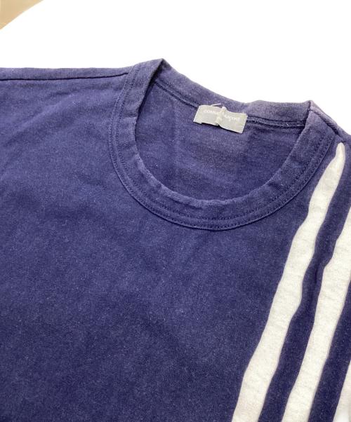 COMME des GARCONS HOMME（コムデギャルソン オム）COMME des GARCONS HOMME (コムデギャルソン オム) デザインTシャツHC-T007 ブルー×ホワイト サイズ:不明の古着・服飾アイテム