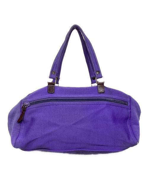 MIU MIU（ミュウミュウ）MIU MIU (ミュウミュウ) ミニボストンバッグ パープルの古着・服飾アイテム