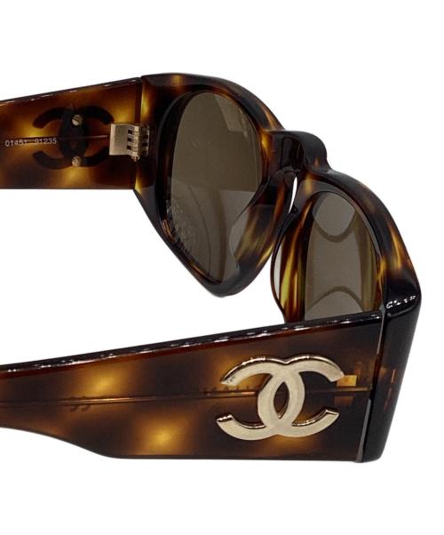 CHANEL（シャネル）CHANEL (シャネル) ココマークサングラス　01451 ブラウンの古着・服飾アイテム