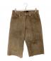 International Gallery BEAMS（インターナショナルギャラリービームス)）の古着「シープスエード バギーショーツ」｜ブラウン