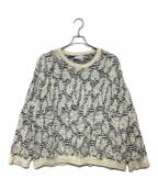 IROQUOISイロコイ）の古着「リンクスタックビッグシルエットニット」｜ベージュ