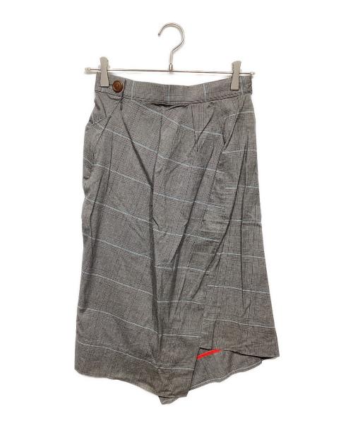 Vivienne Westwood RED LABEL（ヴィヴィアンウエストウッドレッドレーベル）Vivienne Westwood RED LABEL (ヴィヴィアンウエストウッドレッドレーベル) チェックセットアップ グレー サイズ:02の古着・服飾アイテム