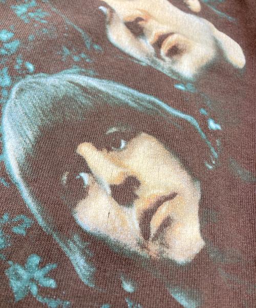 FLrobinson（ＦＬロビンソン）FLrobinson (ＦＬロビンソン) THE BEATLESプリントTシャツ ブラウン サイズ:XLの古着・服飾アイテム