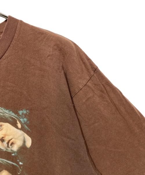 FLrobinson（ＦＬロビンソン）FLrobinson (ＦＬロビンソン) THE BEATLESプリントTシャツ ブラウン サイズ:XLの古着・服飾アイテム