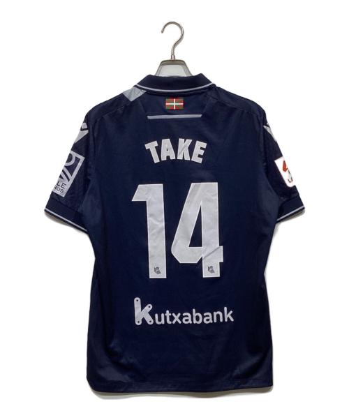 MACRON（マクロン）MACRON (マクロン) ゲームシャツ/ポロシャツ ネイビー サイズ:ＸＸＬの古着・服飾アイテム